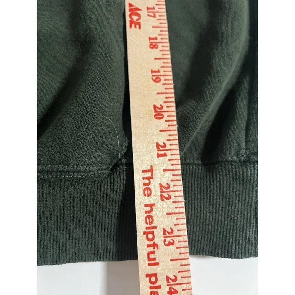 Vintage Y2K forest green Belfast Northern Ireland graphic M grunge hoodie